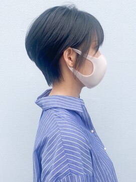 グラッシー センター北店(GLASSI) 黒髪でもかわいい★イメチェン小顔ショート★前髪★髪質改善