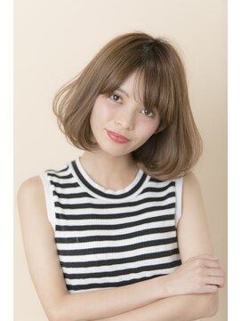 ルルディ バイ アフロディーテ銀座(luludi by APHRODITE) 黒髪/グレーベージュ/レイヤーロング/前髪パーマ/銀座