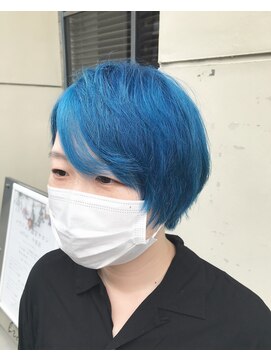 ピヨン 心斎橋(piLLon) アースカラー くびれヘア　デザインカラー　ツートンカラー dt25