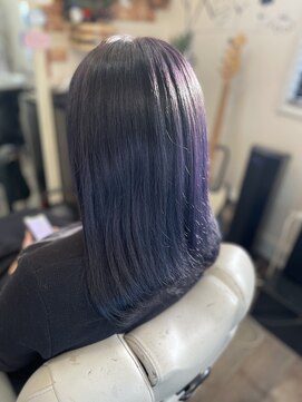 ヘアーグローニーマルイチ(Hair GloW 201) パープルヘア