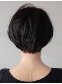 ショートボブ20代30代40代大人可愛い暗髪うる艶髪青山表参道