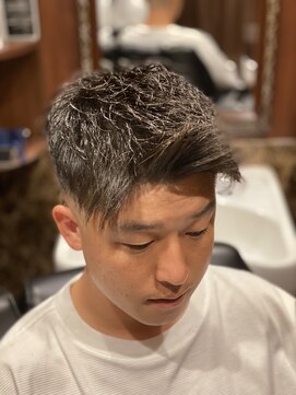 ヒロギンザ 田町店(HIRO GINZA) 【barber】ツイストパーマスキンフェード