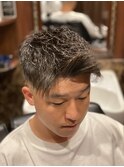 【barber】ツイストパーマスキンフェード