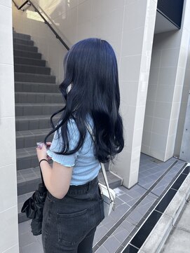 アソビ 表参道(ASOBI) ヨシンモリ　艶髪　ネイビーブラック