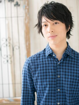 モッズヘア メン 南越谷南口店(mod's hair men) 短髪パーマで無造作プチウルフQ