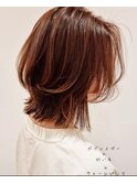 ウォームピンク×ボブレイヤー