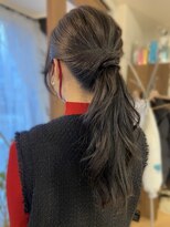 ポニーテール・結婚式・卒業式・成人式