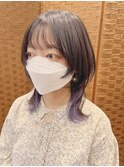 “ wolf cut / inner purple “