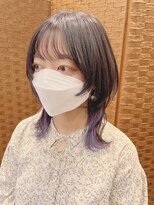 オーシー 新保店(O'sea) “ wolf cut / inner purple “