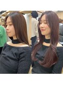 韓国顔まわりくびれ巻きワンカールレイヤーカット【浦和】