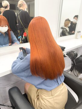 ユナイテッド 横浜(UNITED) [マリナ指名]オレンジカラー/ペールオレンジ/髪質改善