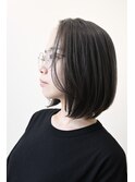 透け感グレージュ