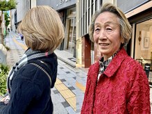 大人世代のお客様へ..独自の技術とエイジングケアメニューで年齢と共に感じる髪の変化に寄り添います。