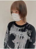 ベージュとブラウンのツートーンカラー★