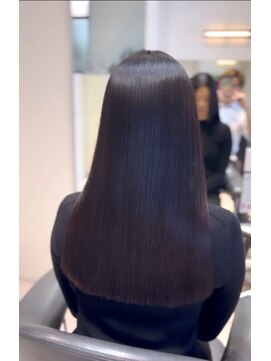 ガル(GALL) 黒髪ツヤツヤストレートパーマ