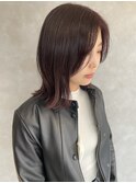 ピンクベージュ×ボブルフ