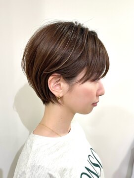 メグリ(MEGULI) 小顔ショート 【相馬】　＃小顔補正立体カット＃仙台髪質改善