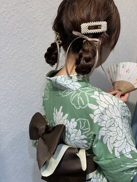 タバサ ジーアンドコウ(tabasa G&Co) くるんと輪っかのチュロスhair