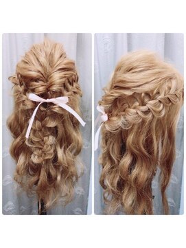 キッカ(CHICCA) 【ＣＨＩＣＣＡ】おめかしハーフアップ