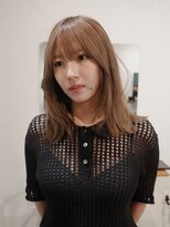 ヨー(Yoh-)&nbsp;【レイヤーカット/阿部達哉】ブリーチ/ベージュ/ダブルカラー