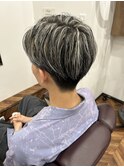 韓国マッシュスペインカールスパイキーショート〈理容室〉西川口