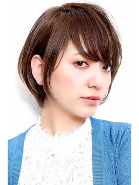 モニカ 西宮北口(Monica) 前下がりボブ・  内巻きワンカール・  ボブショート・暗髪