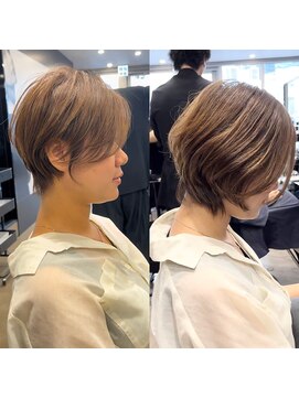 エス 天満扇町(esu) 小顔ショート　30代40代50代　大阪ショート