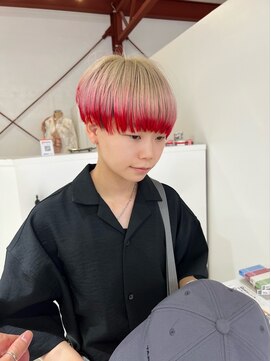 ブリックマウントヘアメイク(Blic mt hair make) デザインカラーマッシュ