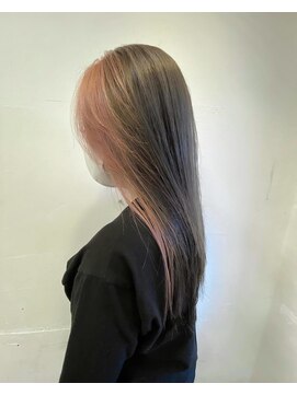 コニーズヘアサロン(Connie's Hair Salon) 大人に似合うダスティピンクのフェイスフレーミング♪