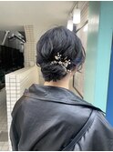 ふわふわアップシニヨン
