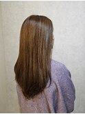女性らしさが際立つうる艶ロング 髪質改善ケアと冬カラー#3