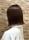 切りっぱなしボブ/ショート/大人ボブ/トリートメント