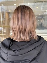 アッシュ 等々力店(Ash)&nbsp;外ハネミルクティーベージュ