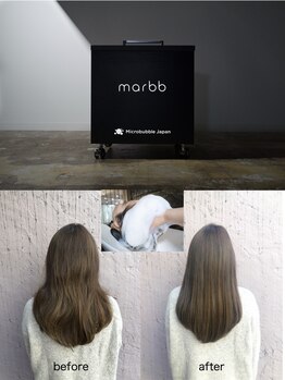 ヘアーショップ オズ(hair shop oz)の写真/驚く髪質へ＊marbbマイクロバブルで髪質を美髪へ導く！ダメージをケアしてうるツヤヘアに☆