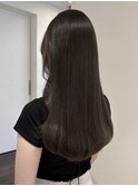 酸性ストレート/ブラウンベージュ/艶髪/韓国風ヘア