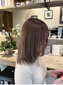 黒髪/クラゲヘアー/オリーブグレー/小顔/ココアベージュd24