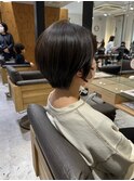 丸みシルエットのナチュラルショート