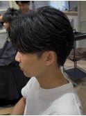 毛流れセンターパートニュアンスパーマ h