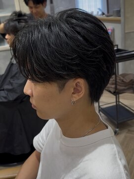 曲がる縮毛矯正専門店 バイ レイズ 名駅(曲がる縮毛矯正専門店 by RAYS) 毛流れセンターパートニュアンスパーマ h