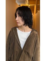 モクレン(mokuren.) レイヤーbobパーマ