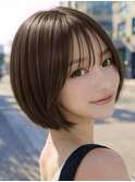 タッセルボブ/前髪カット/ボブレイヤー/ボブ/ショート/表参道
