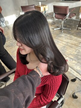 ラボアン 梅田店(lab.em.) 髪質改善×艶巻き髪スタイル
