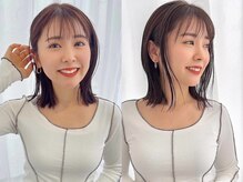 【グレイカラー】今まで通りに明るさも色味も楽しめる、白髪を活かす大人のためのデザインカラー (今池駅)