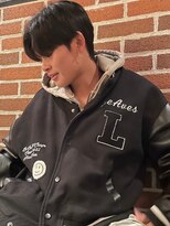 merci deux Men's salon  men'sパーマ/学割U24メンズ【メルシー ドゥ メンズサロン】&nbsp;メンズ  ナチュラルセンターパート