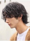 渋谷/シャドウパーマ/ルーズパーマ/メンズミディアム