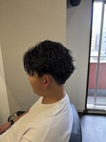 ノイ(NOI)&nbsp;シャドウパーマ波巻きツイスパメンズカットメンズパーマ札幌大通