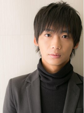 トニーアンドガイ メン 与野駅前店(TONI&GUY MEN) ビジカジ束感ダークアッシュリクルート就活メンズヘア20代30代a1
