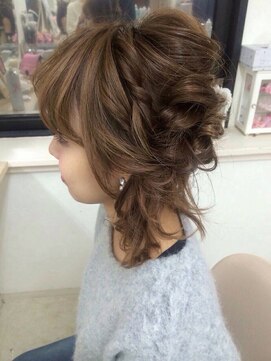 ヘアーセットサロン ピンキー(Hairset Salon Pinky) Pinky☆ニュアンスハーフ