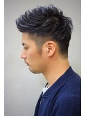 Laurel心斎橋○森拓也○グレー×ツーブロック○