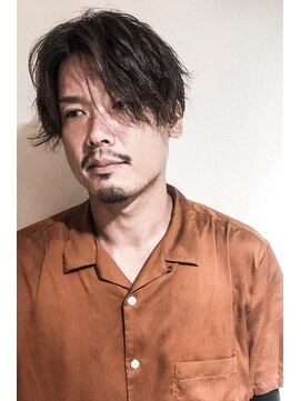 ヘア デザイン レオン(hair design Leon) 【LEON】　２ブロ×くせ毛風パーマ